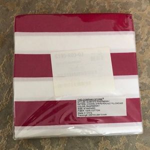 The company store stripe pillowcase